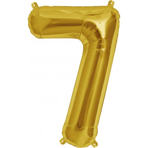 (image for) Gold Number 7 Foil Balloon (41cm) - Click Image to Close
